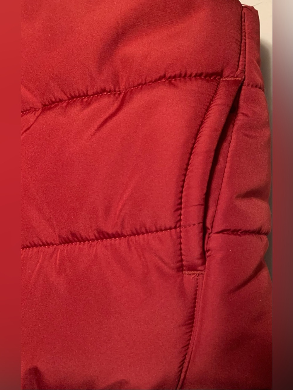 Puma Kids Colorblock Navy, Cream & Red Puffer Vest - Picture 5 of 9